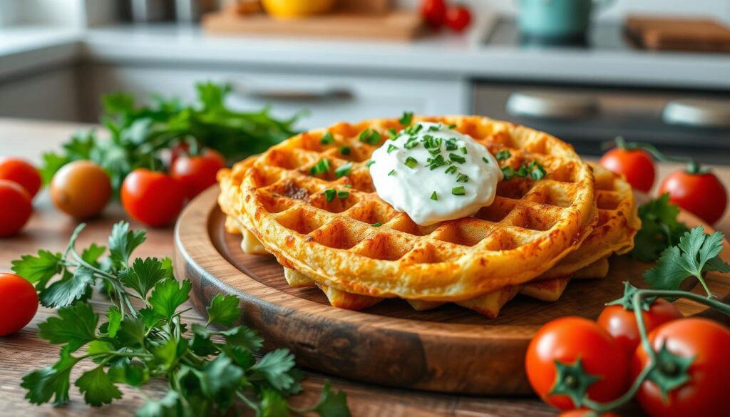 recette gaufre salée pomme de terre