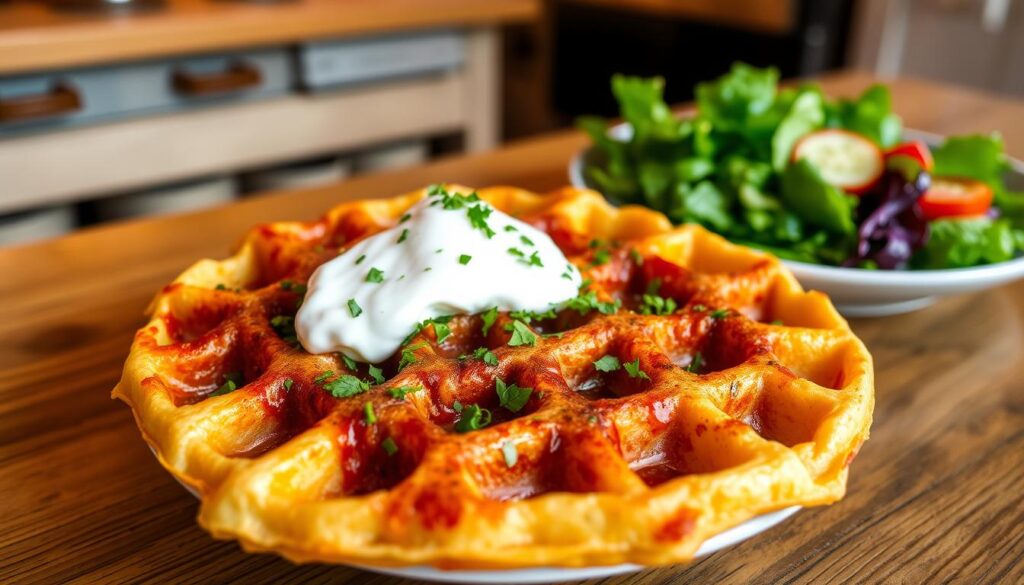 recette gaufre salée pomme de terre