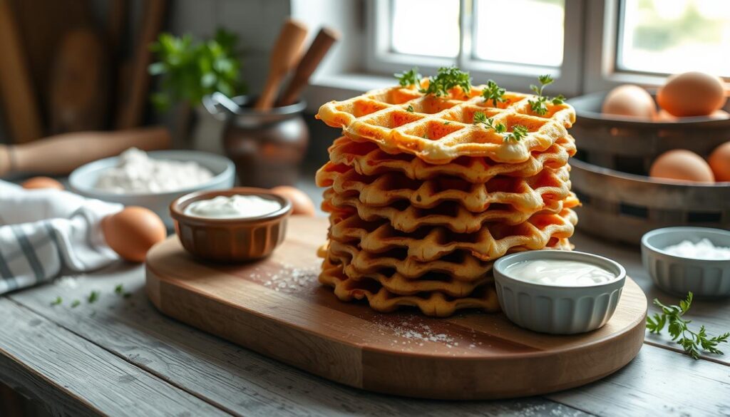 recette gaufre salée pomme de terre
