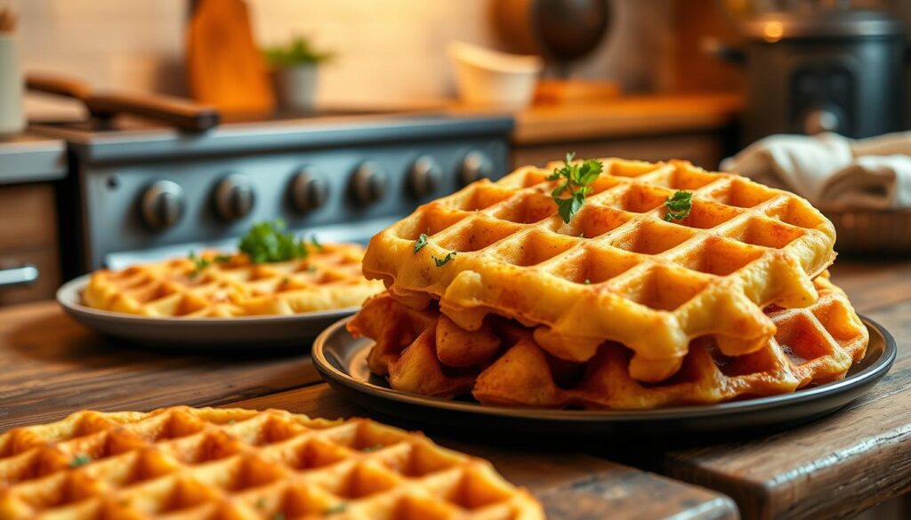 recette gaufre salée pomme de terre