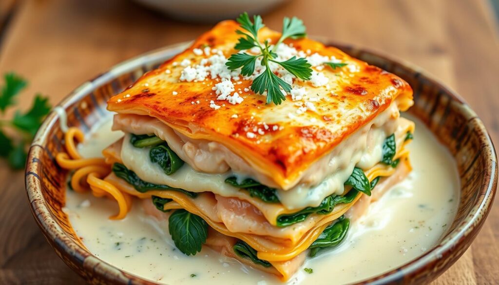 recette lasagne saumon épinard italienne