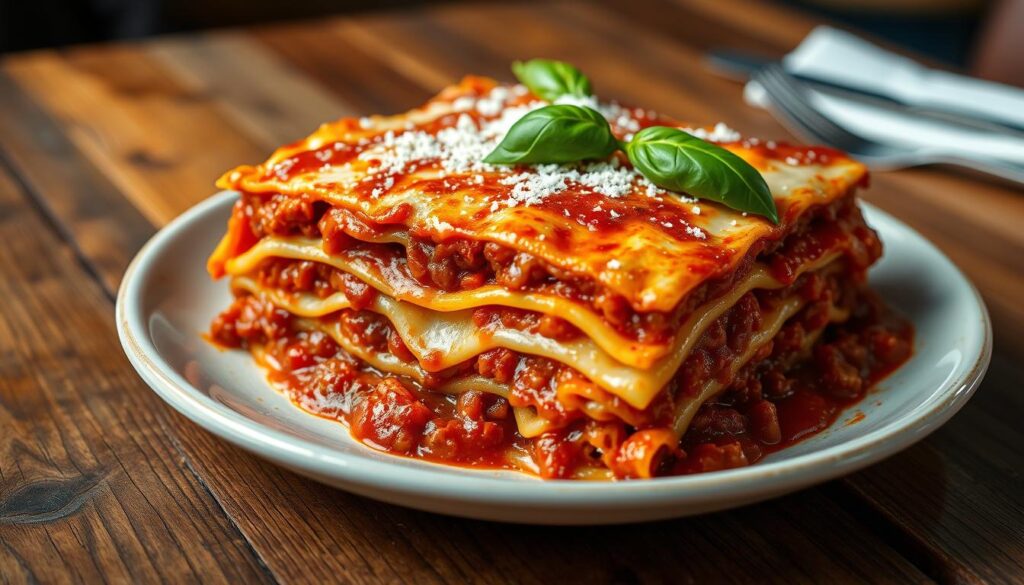montage lasagne bolognaise béchamel