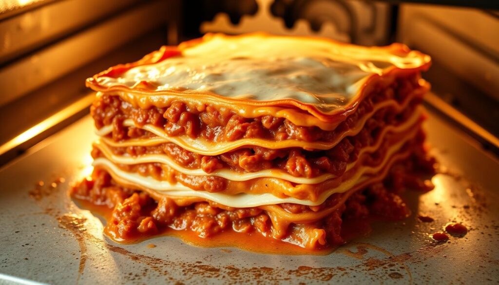 montage lasagne bolognaise béchamel