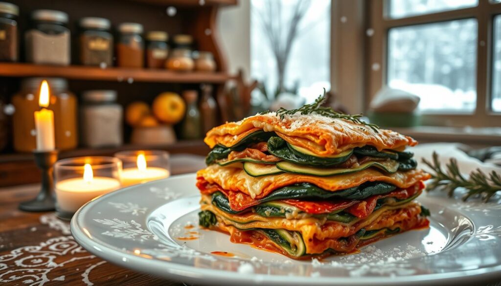 lasagne végétarienne hiver