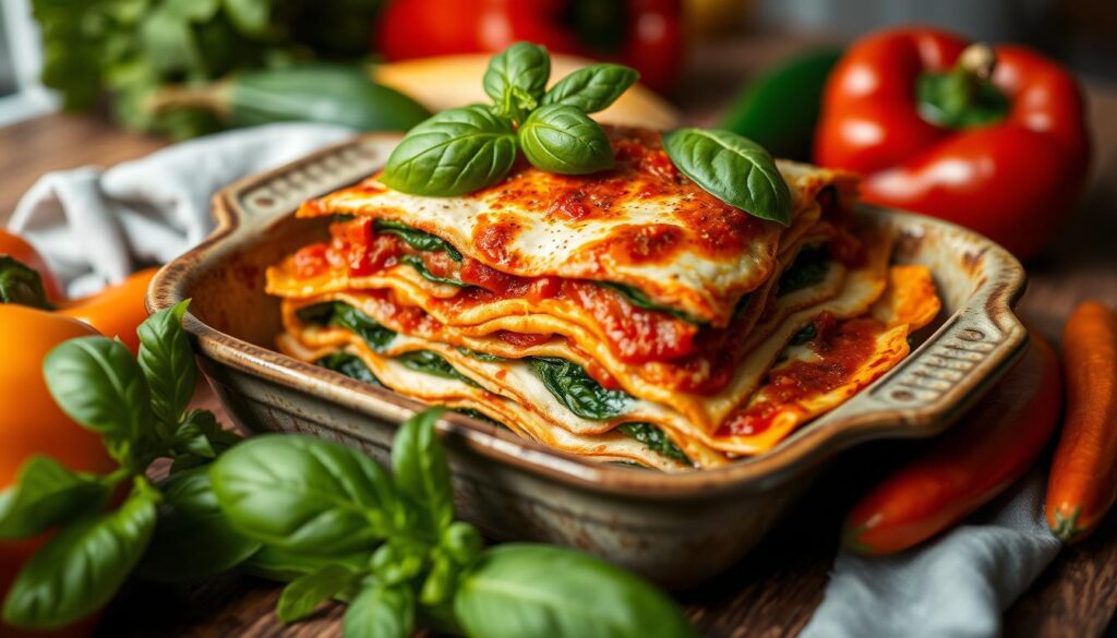 lasagne végétarienne épinard